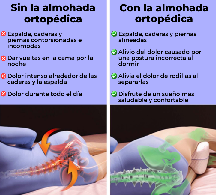 almohada terapéutica para espalda