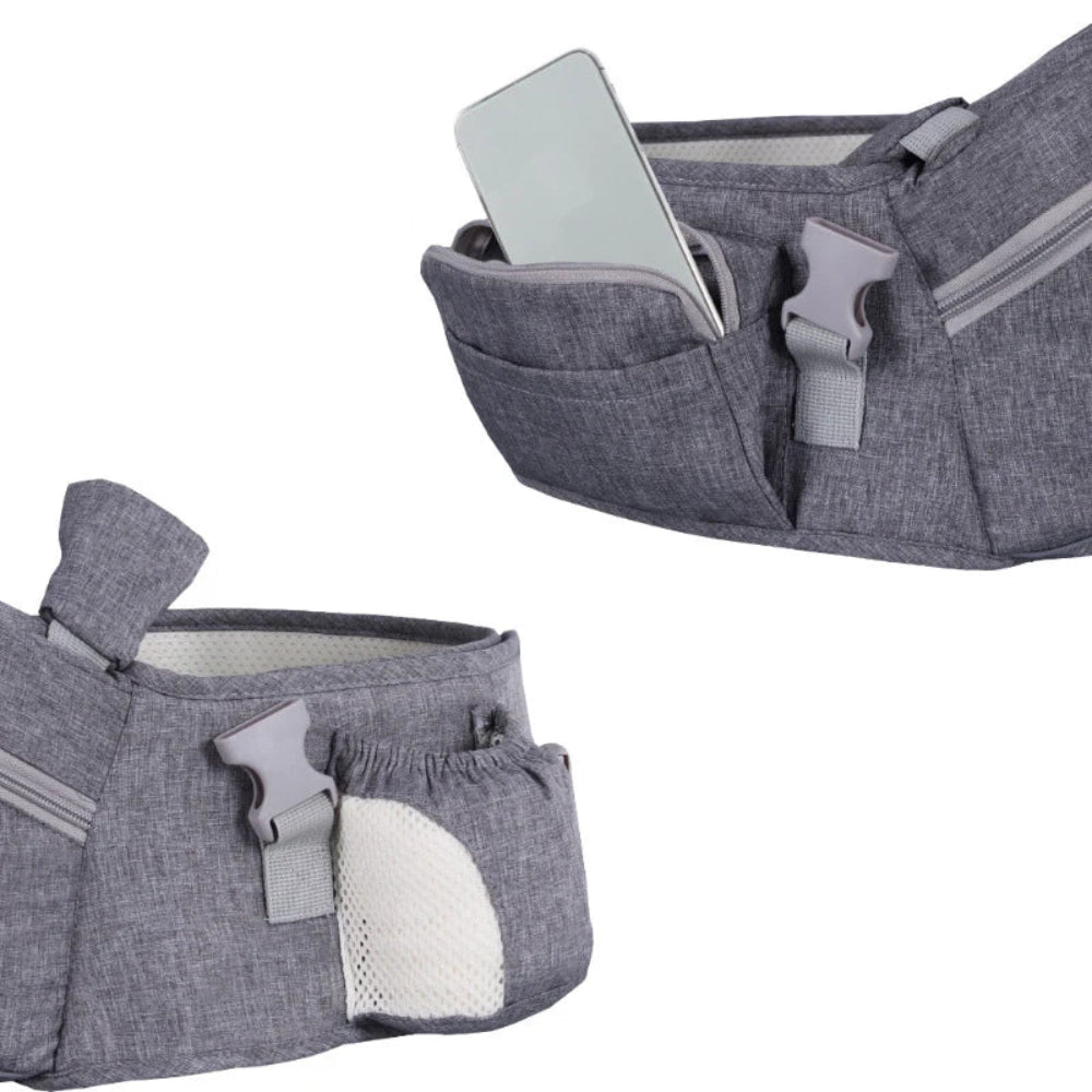 Portabebé con Asiento de Cadera Seguro